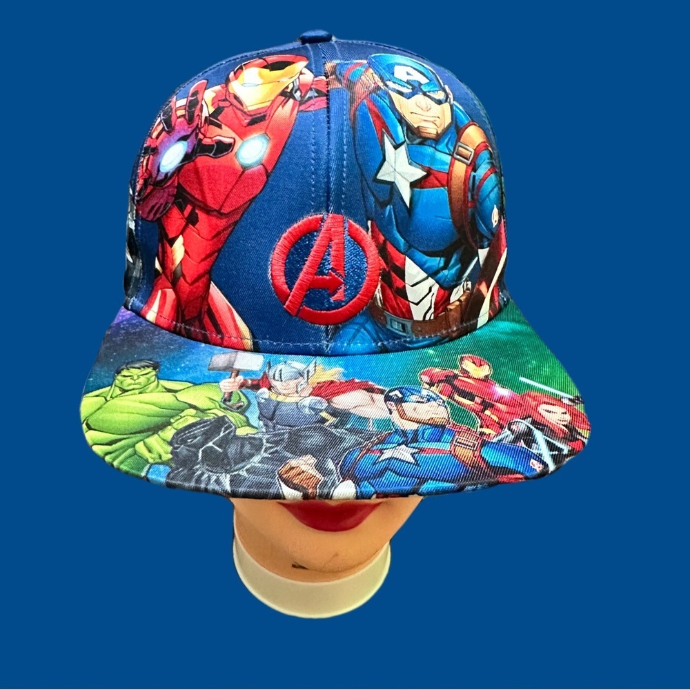Marvel Avengers Youth Size  Costume Cap - Blue